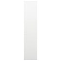 Szafa biurowa, biała, 90x40x180 cm, stalowa