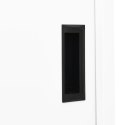 Szafa biurowa z przesuwnymi drzwiami, biała, 90x40x180 cm