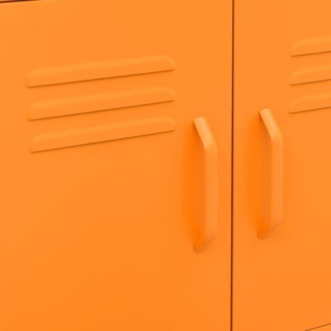 Szafka, pomarańczowa, 60x35x56 cm, stalowa
