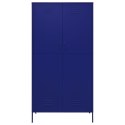 Szafa, granatowa, 90x50x180 cm, stalowa