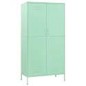 Szafa, miętowa, 90x50x180 cm, stalowa
