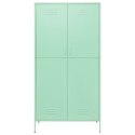 Szafa, miętowa, 90x50x180 cm, stalowa