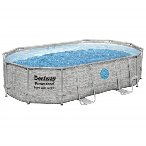 Bestway Basen Power Steel z akcesoriami, 488 x 305 x 107 cm Bestway Basen Power Steel z akcesoriami, 488 x 305 x 107 cm