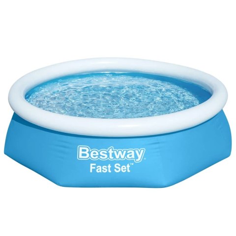 Bestway Nadmuchiwany basen Fast Set, okrągły, 244 x 66 cm, 57265 Bestway Nadmuchiwany basen Fast Set, okrągły, 244 x 66 cm, 57265