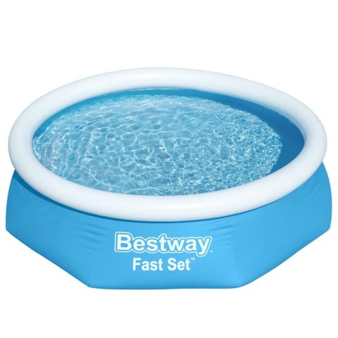 Bestway Nadmuchiwany basen Fast Set, okrągły, 244 x 66 cm, 57265 Bestway Nadmuchiwany basen Fast Set, okrągły, 244 x 66 cm, 57265