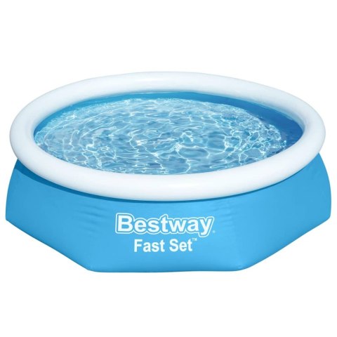 Bestway Nadmuchiwany basen Fast Set, okrągły, 244 x 66 cm, 57265 Bestway Nadmuchiwany basen Fast Set, okrągły, 244 x 66 cm, 57265