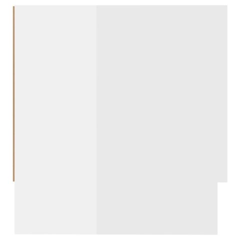 Szafka, biała na wysoki połysk, 100x32,5x35 cm, płyta wiórowa