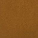 Podnóżek, brązowy, 78x56x32 cm, tapicerowany aksamitem