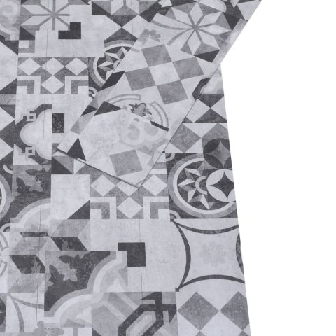 Panele podłogowe PVC, 5,02 m², 2 mm, samoprzylepne szary wzór