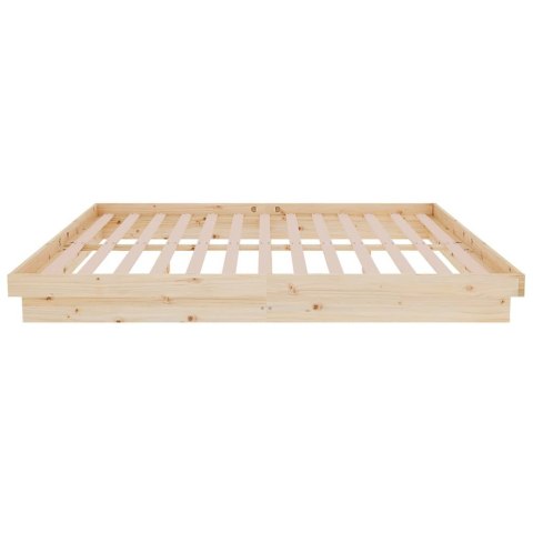 Rama łóżka, lite drewno, 150x200 cm, King