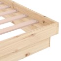 Rama łóżka, lite drewno, 150x200 cm, King