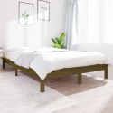 Rama łóżka, miodowy brąz, 180x200 cm, lita sosna, Super King