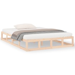 Rama łóżka, 120 x 200 cm, lite drewno