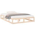 Rama łóżka, 150x200 cm, King Size, lite drewno