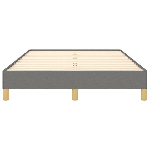 Rama łóżka, ciemnoszara, 120x200 cm, obita tkaniną