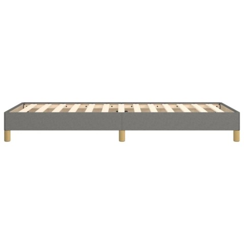 Rama łóżka, ciemnoszara, 90 x 200 cm, tapicerowana tkaniną