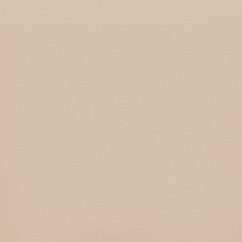 Rama łóżka, kolor cappuccino, 90x200 cm, obite sztuczną skórą