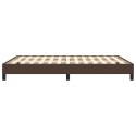 Rama łóżka, brązowe, 140x200 cm, obite sztuczną skórą