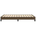 Rama łóżka, ciemnobrązowa, 120x200 cm, obita tkaniną