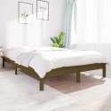 Rama łóżka, miodowy brąz,160 x 200 cm, lite drewno sosnowe