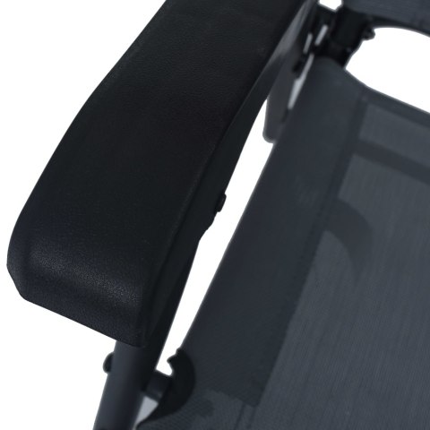 3-częściowy zestaw mebli bistro, szary, stalowy