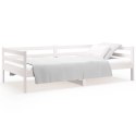 Łóżko dzienne, białe, 90x190 cm, lite drewno sosnowe