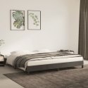Rama łóżka, ciemnoszara, 200x200 cm, tapicerowana aksamitem