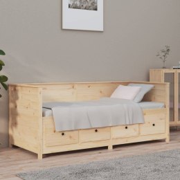 Łóżko dzienne, 90x190 cm, lite drewno sosnowe