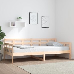 Łóżko dzienne, lite drewno sosnowe, 90x200 cm