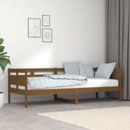 Łóżko dzienne, miodowe, lite drewno sosnowe, 80x200 cm