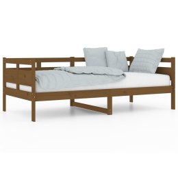 Łóżko dzienne, miodowy brąz, drewno sosnowe, 90x190 cm
