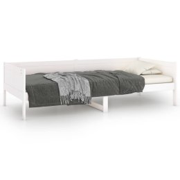 Łóżko dzienne, białe, lite drewno sosnowe, 90x190 cm