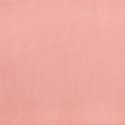Łóżko kontynentalne, różowa, 90x200 cm, tapicerowana aksamitem
