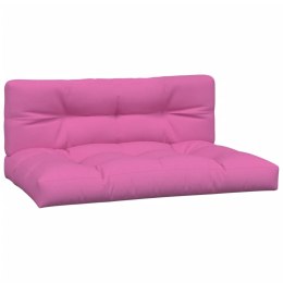 Poduszki na palety, 2 szt., różowe, tkanina