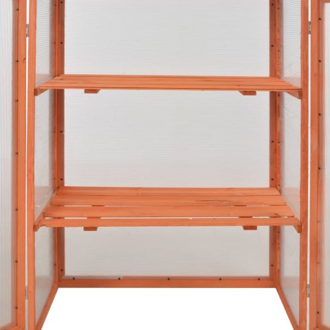 Szafka na rośliny, szklarnia, drewniana, 75 x 47 x 109 cm