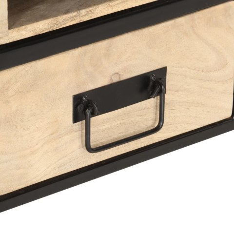 Stolik kawowy, 100x50x40 cm, lite drewno mango