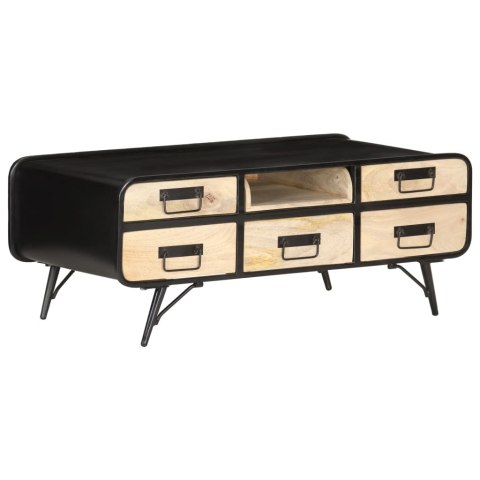 Stolik kawowy, 100x50x40 cm, lite drewno mango