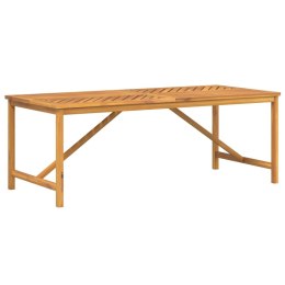 Stół ogrodowy, 200x90x74 cm, lite drewno akacjowe