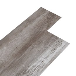 Panele podłogowe PVC, 5,26 m², 2 mm, matowy brąz, bez kleju