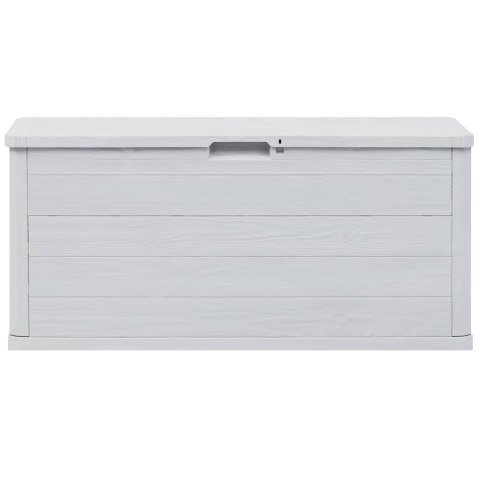 Skrzynia ogrodowa, 280 L, jasnoszara