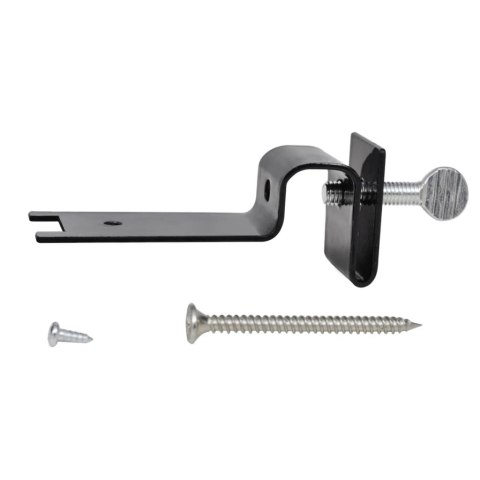 Solarne lampy ogrodzeniowe LED, 12 szt., czarne