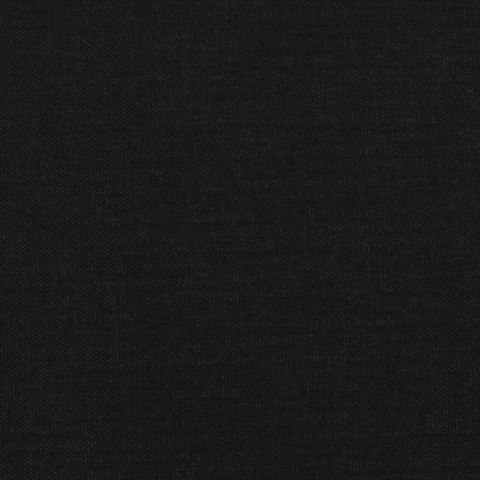 Łóżko kontynentalne, czarne, tapicerowane tkaniną, 120x200 cm