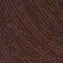 Ręcznie wykonany dywanik z juty, okrągły, 150 cm, brązowy