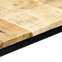 Stół jadalniany, 140 x 70 x 75 cm, lite surowe drewno mango