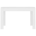 Stół jadalniany, biały, 120x60x76 cm, materiał drewnopochodny