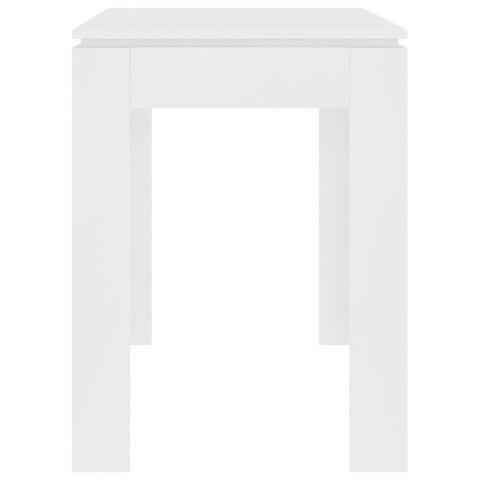 Stół jadalniany, biały, 120x60x76 cm, materiał drewnopochodny