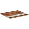 Prostokątny blat stołu 70x80 cm 25-27 mm, lite drewno z odzysku