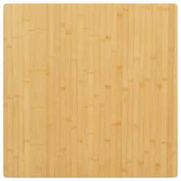Blat do stołu, 80x80x4 cm, bambusowy