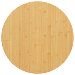 Blat do stołu, Ø80x2,5 cm bambusowy