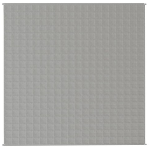 Koc obciążeniowy, szary, 200x200 cm, 13 kg, tkanina